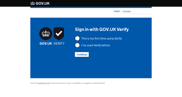 GOV.UK Page
